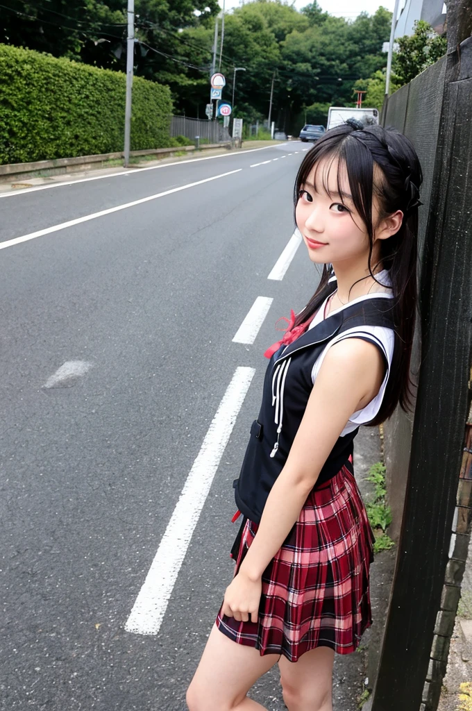 Junior high school girl, Japan,