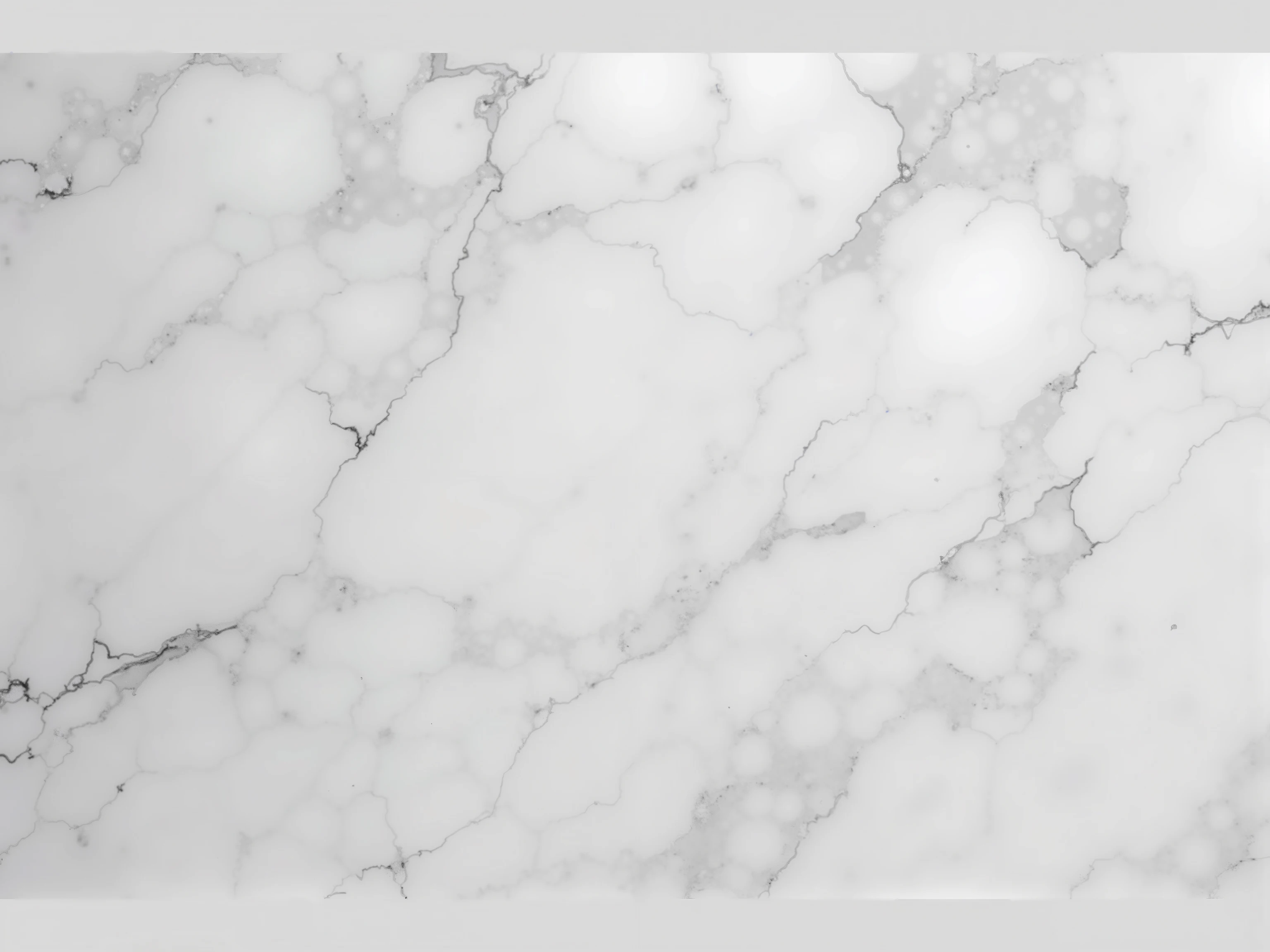 White marble texture with grey veins and cracks, marble has a slightly milky tint.