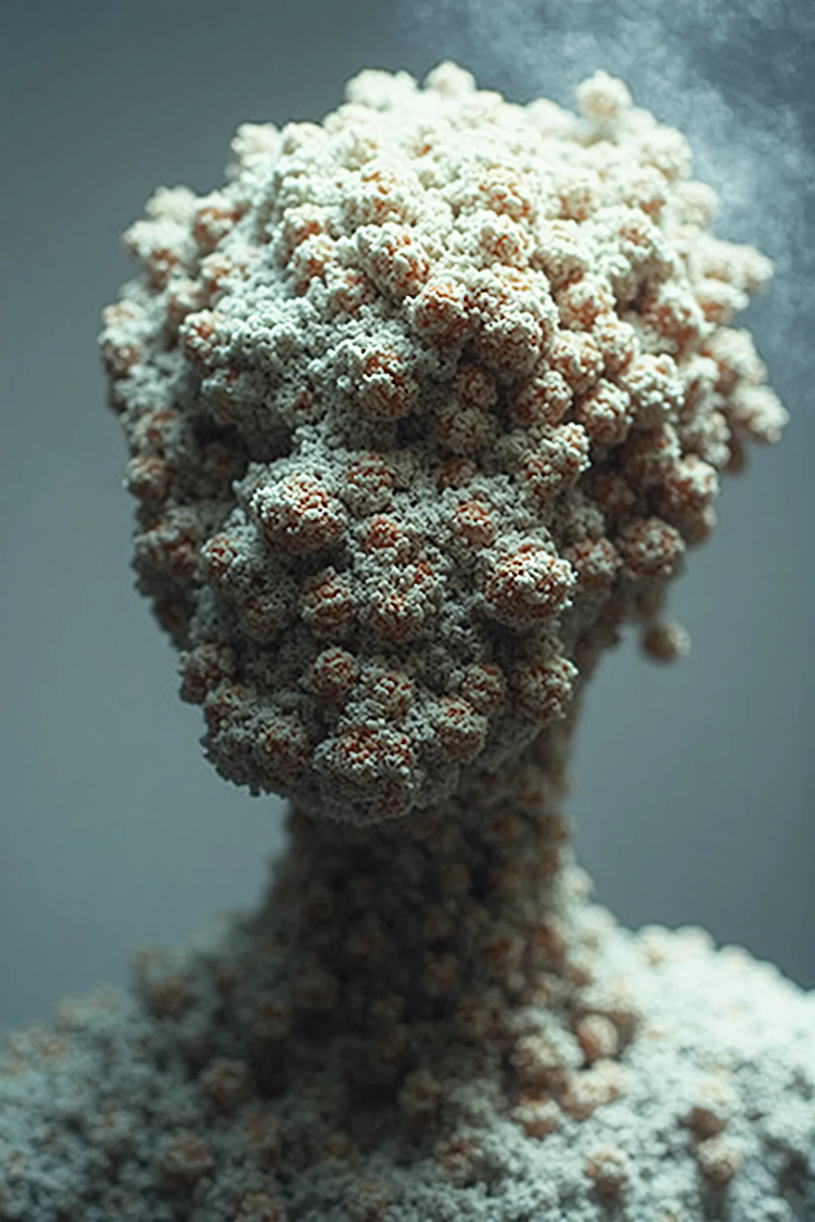 A.I. with severe mental illness paints a digital image, ultra-realistic