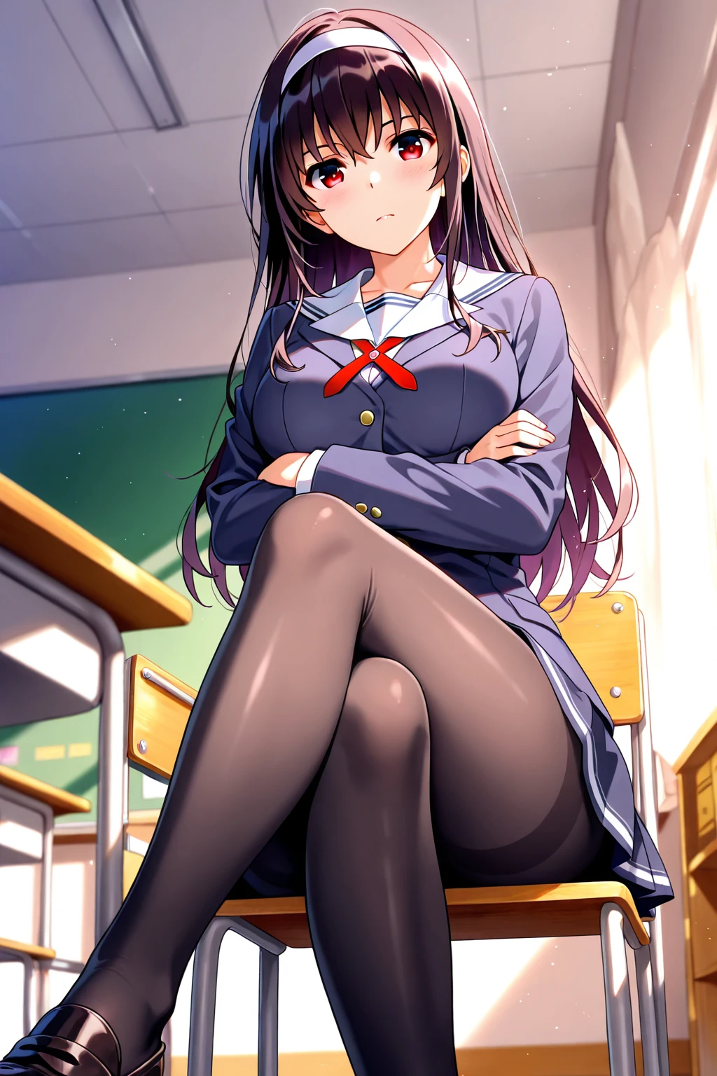 Best doujin  scene in jk uniform skirt and thighhigh stockings, show 