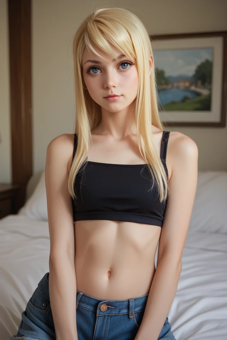 blonde　longhair　blueeyes　naked　shortstature　elementaryschoolstudent　girlchild