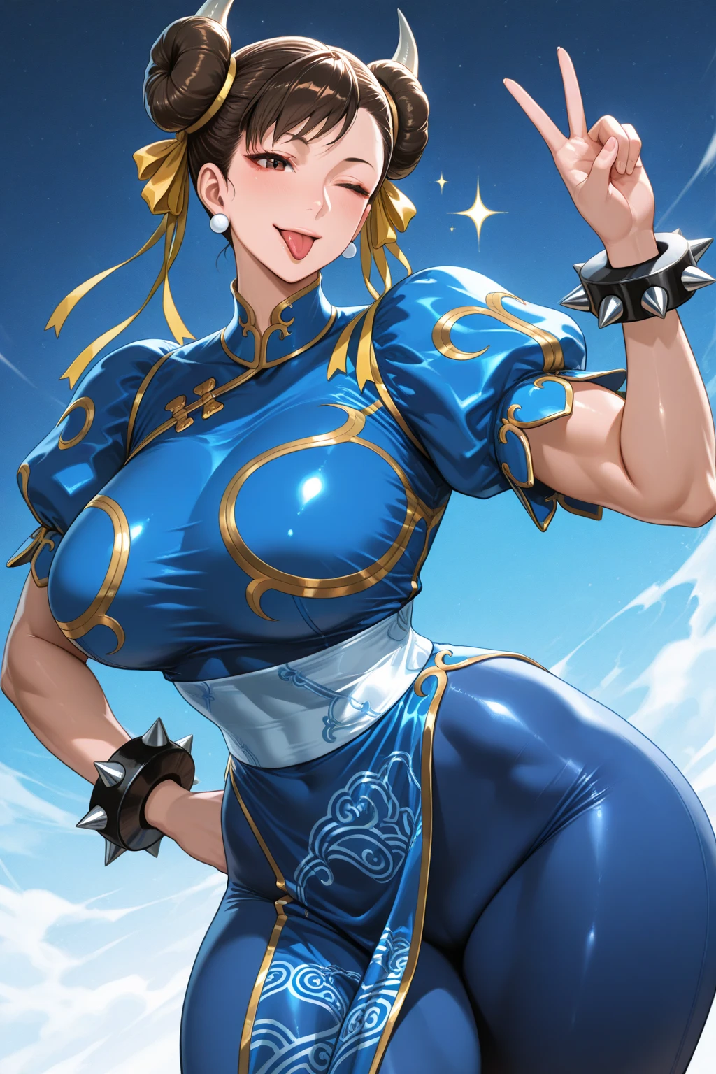 lyndis, , standing, solo, denim_shorts,, masterpiece, best quality, detailed face, detailed eyes, highres, ((Tight leotard)), (( pose)), ((Wrestling ring))