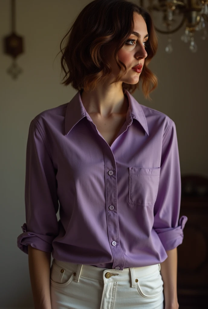 smiling woman with glasses and a green shirt and jeans, this person does not exist, nerdy, average looks, standing inside of her living room, joan cusack-bella ramsey-sarah drew-tina fey-julia leigh-sheila kelley-kelly macdonald-ahna o'reilly-elena vesnina-bebe neuwirth-valeria golino merged, entire body visible, full body, hyperrealistic, best quality, 8K, real human skin, masterpiece, extremely intricate, medium closeup, detailed eyes, detailed face, detailed body, exaggerated features, pronounced features