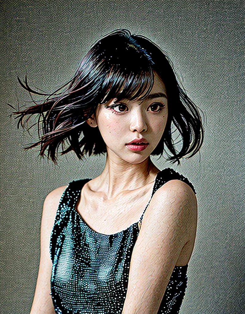 Completely 、、beautiful breasts、normal breasts、、All 、、、not wearing anything、short bob、loose curly hair、I was injured、bleed、idol face,cute、18-year-old、Japanese、 delicate girl, Frank, Sophisticated, thin arms,  innocent eyes, cheek,   shiny pink lips、Keep your lips open、depth of field movie light、blurred background、目 focuokeh dof、professional lighting、soft light、(:1.1)、bodice subian、beautiful feet、asuka saito、body photo、standing、standing、injury,bleed、bodice subian、