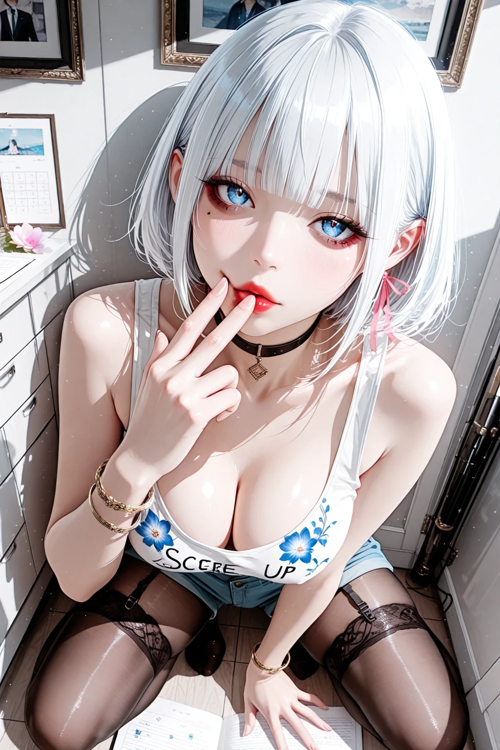 (20-year-old white woman with big tits, silver hair and short cut having sex with several 60-year-old fat men), (woman dressed as prostitute), (orgy), (tits, breasts and nipples visible), (semen dripping from vagina), (penis in vagina), (sweat pouring), 8K, (perfect anatomy) , (vulgar), semen. (tears), (perfect vagina), Sexual slaves, (1 woman and several men), (1 woman and several men full body shot), Location: beach, outdoor