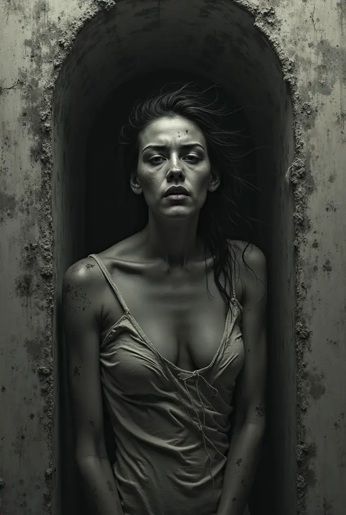 Scandinavian kitchen with tiled walls, pensive woman, color teal and yellow, pale color, far angle shot, Elina Brotherus photography style, perfect composition, beautiful detailed intricate insanely detailed octane render trending on artstation, 8 k artistic photography, photorealistic concept art, soft natural volumetric cinematic perfect light, chiaroscuro, award - winning photograph, masterpiece, oil on canvas, raphael, caravaggio, greg rutkowski, beeple, beksinski, giger