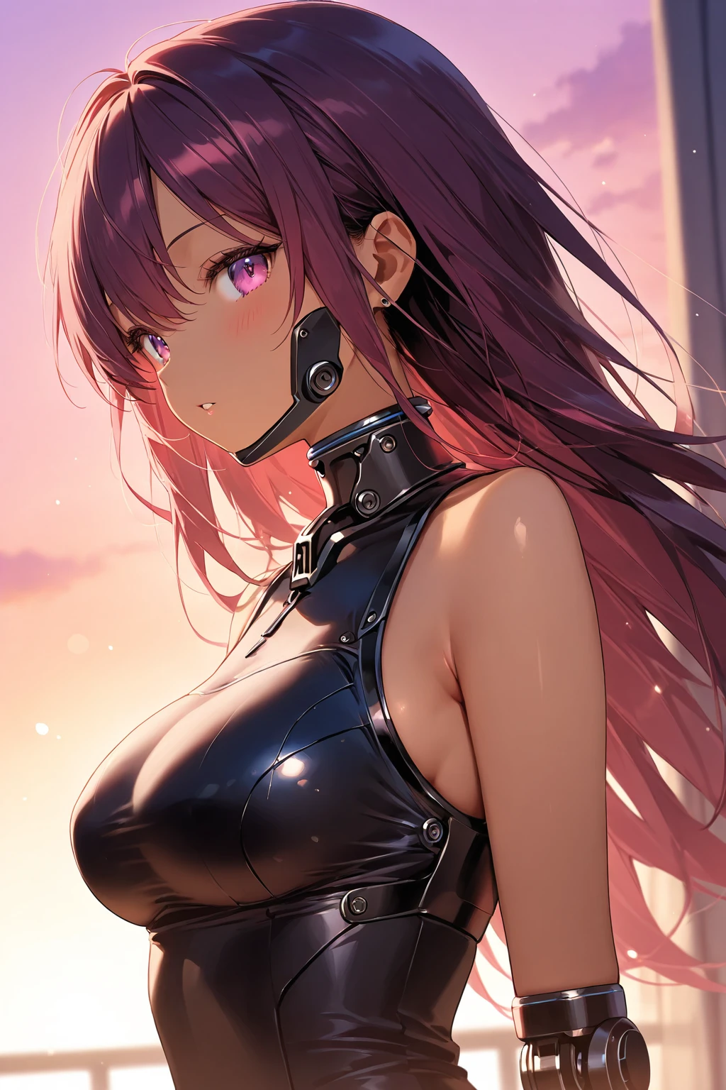 masterpiece, ultra quality, 4K, Extremely delicate and beautiful girl,Extremely delicate and beautiful, world masterpiece theater, Extremely detailed, Very detailed, best quality, High resolution, Very detailed,intricate details, hyper detailed,photorealistic materials, realistic fabric,((skinny)),(adult lady:1.3),tiny, ((black short hair)),(twintail:1.8,blunt bangs:1.4,hair over eyes:1.5),petite_body,(middle breasts),(sweat:1.6,heavy breathing:1.7),((bikni:1.7)),