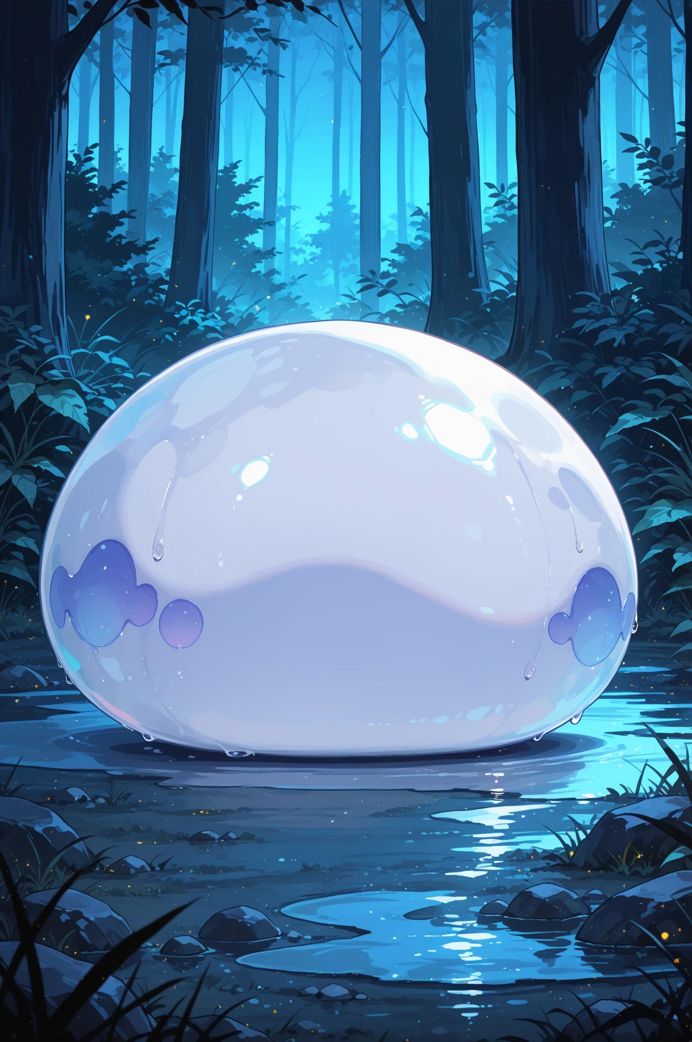 slime, Kizi, slime body, gigante breasts, thick, , smiling, lust, giant hips, hips, thick hips, beautiful detailed eyes, beautiful detailed lips, Extremely detailed face and features, mesmerizing, flowing slime textures, translucent and iridescent slime, oozing and dripping slime, bioluminescent glow, surreal and dreamlike, ethereal, 8K, high qualiy, 3D rendering, conceptual artwork, swirly vibrant colors, neon colors