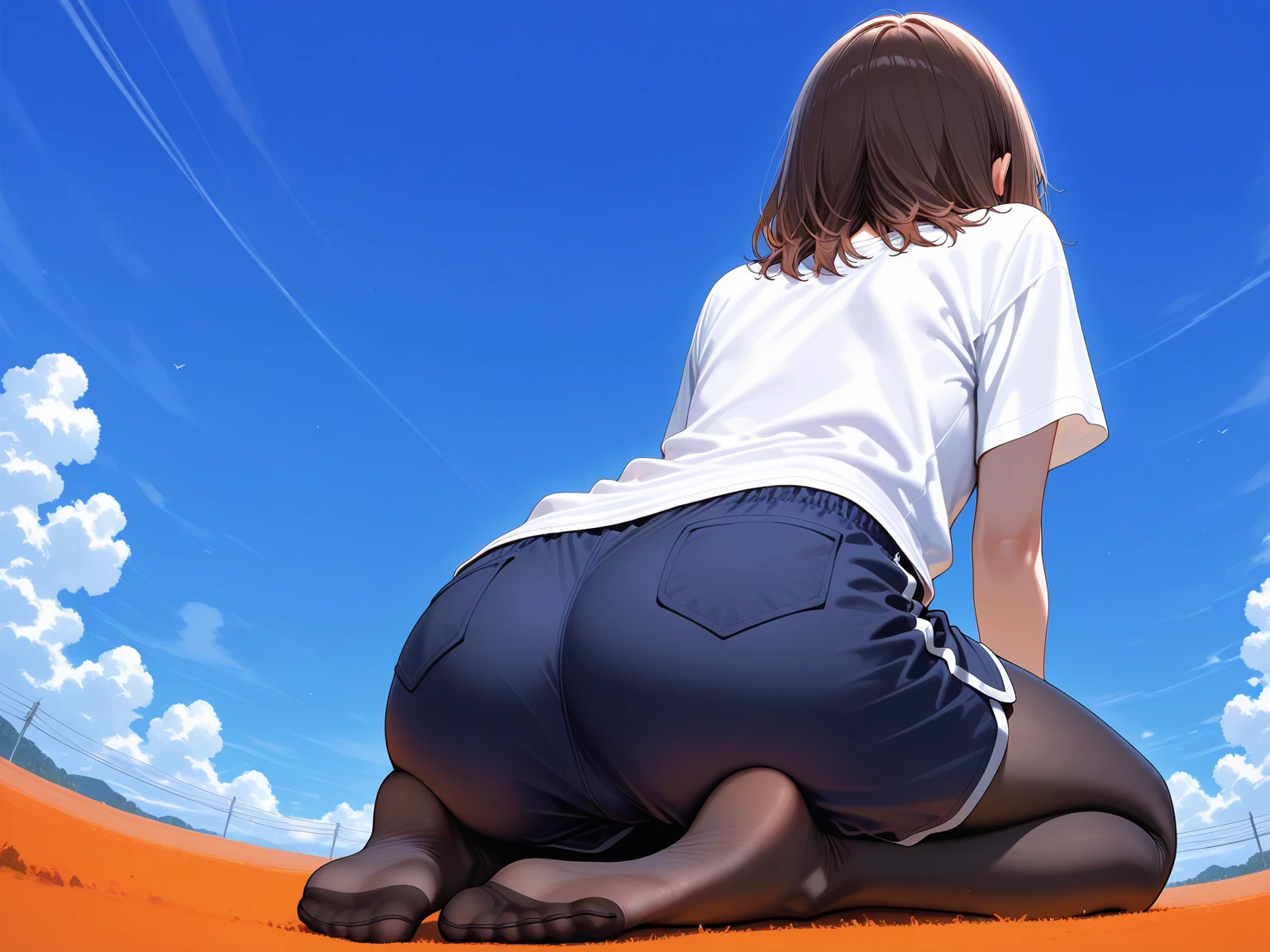 rating_, , source_comic, Damon Salvatore, , kissing a african woman, white shirt, dreads hair, huging, in desert,  