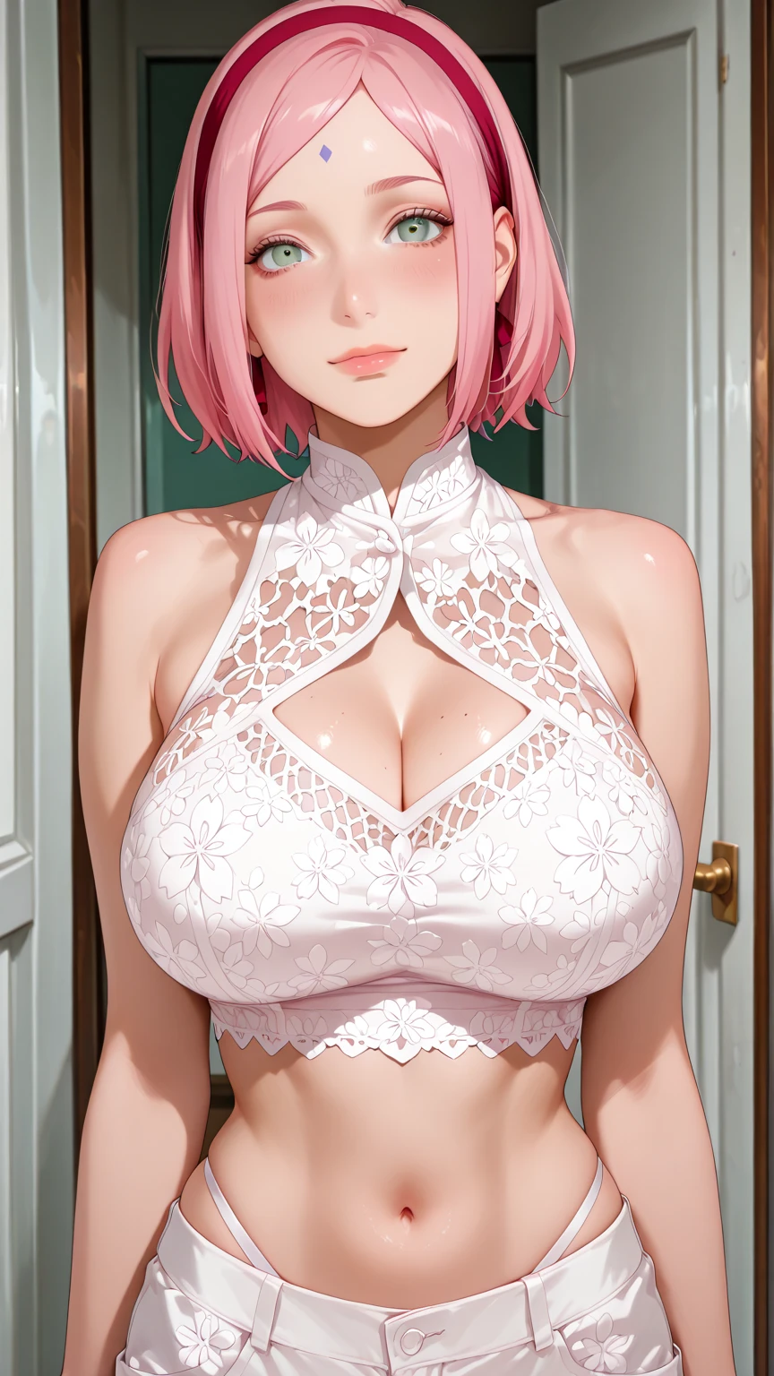 ((8k))(High resolution)(Anatomically correct)(masterpiece)(Highest quality)(High resolutionモデル),woman1名,((old woman:1.5))woman, Very beautiful face, Perfect Face, smile,(Very big eyes) (Sagging eyes: 1.2)Perfectly symmetrical face,美しい成熟したwoman, Mature Woman, ((Very ?????????????: 1.5))(Sagging ???????)((Very big ???: 1.5))(((???????)))((Normal ?????? and normal ??????:1.5))((??????? color is light pink,:1.5))((?????????: 1.3))((Black lace and beige satin panties: 1.5))squat