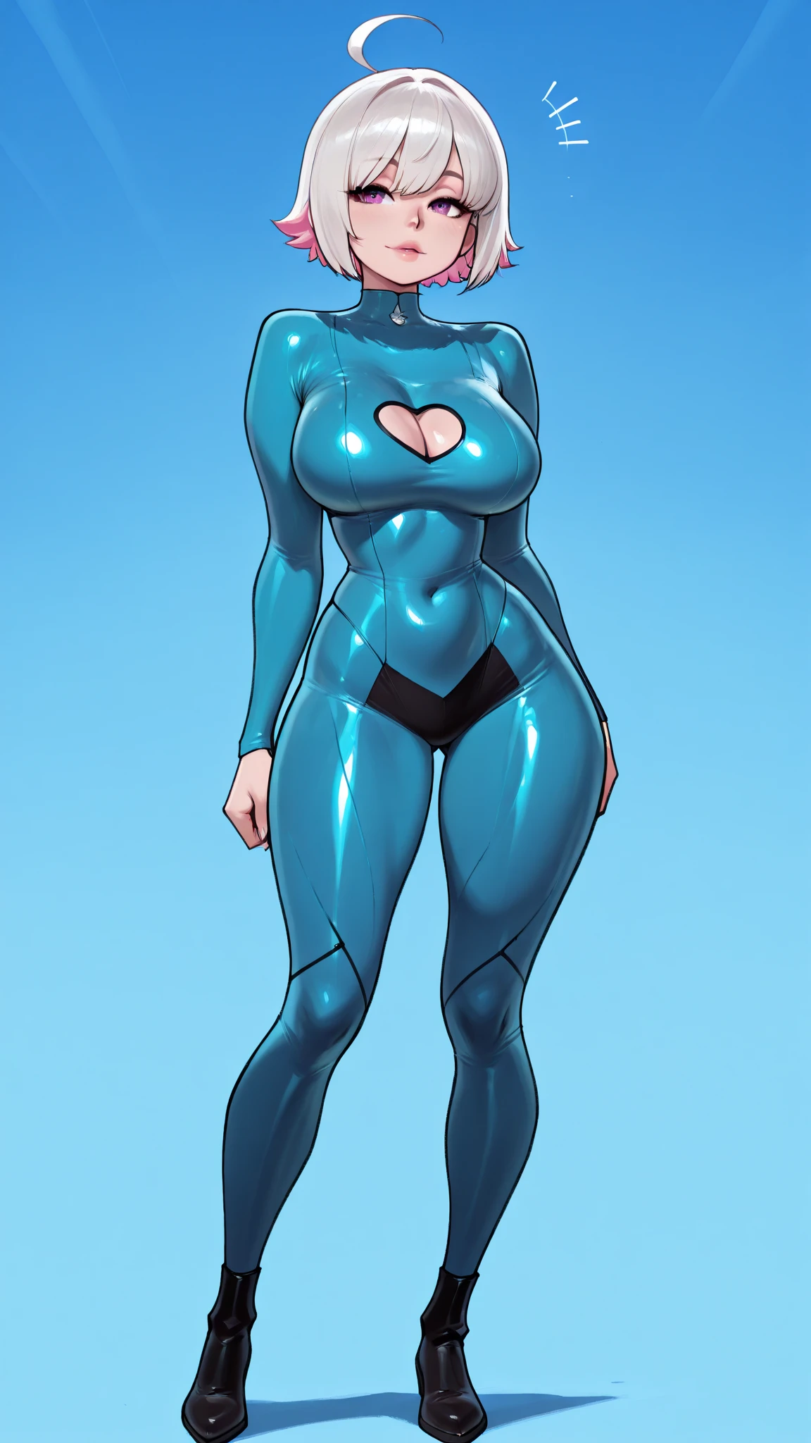 8k ((full body view)) 1woman, ((beautiful face:1.3)), ((sleek titanium :1.4)) titanium skin,((puffy lips:1.5)) (titanium skin:1.5), (bald woman:1.4), (skinhead) ((front view), ((:1.3)) (((angle from below:1.3))), )highly detailed, majestic, (( pressed together:1.6)), digital photography, art by artgerm and ruan jia and greg rutkowski, (masterpiece, sidelighting, intricate details