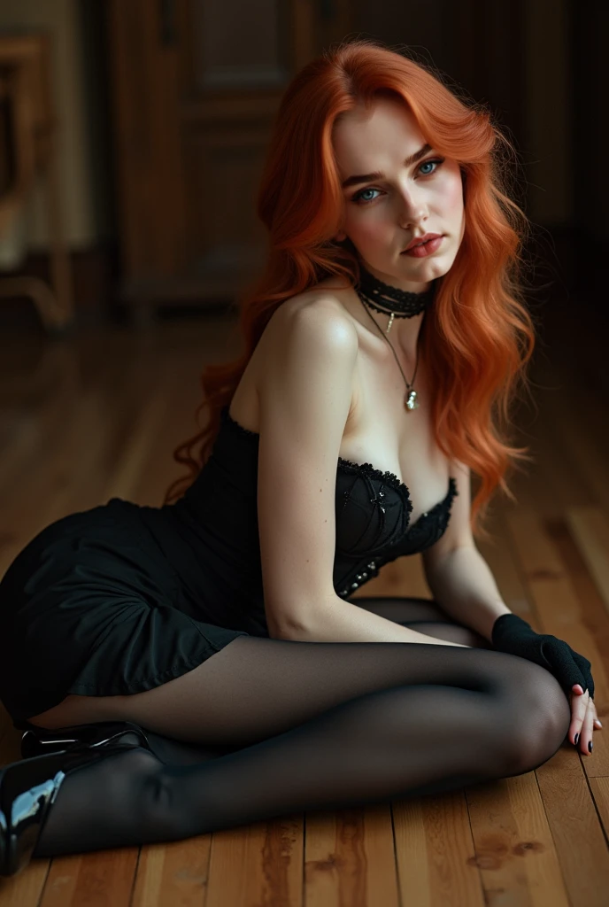 (black and white: 1.5)，photographie monochrome，Beautiful shots, prime, Single woman of exquisitely beautiful beauty, Ultra feminine, tout le corps, The most beautiful face, long hair, wavy red hair, (porter une tenue rouge: 1.5) ，beautiful dress, (Wear red high heels), Sit on the couch, arms outstretched, Modern high society background, (black and white filter: 1.5), (be anatomically correct: 1.5), 1980s photographic style, Image taken from dynamic range, plan ultra large, photorealism, profondeur de champs, hyper realistic, 2.5D rendering，Precise hands：1.5，precise weapons：1.5，Precise legs：1.5，pose parfaite：1.5
