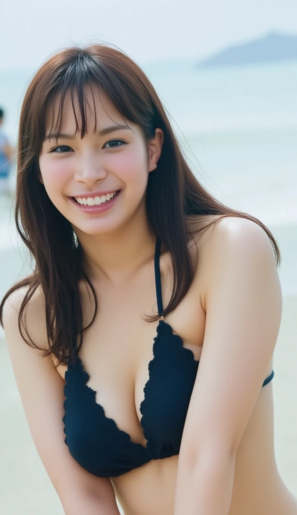 Masami Nagasawa、Japanese、woman、smile、Cleavage、bikini、Observe the audience