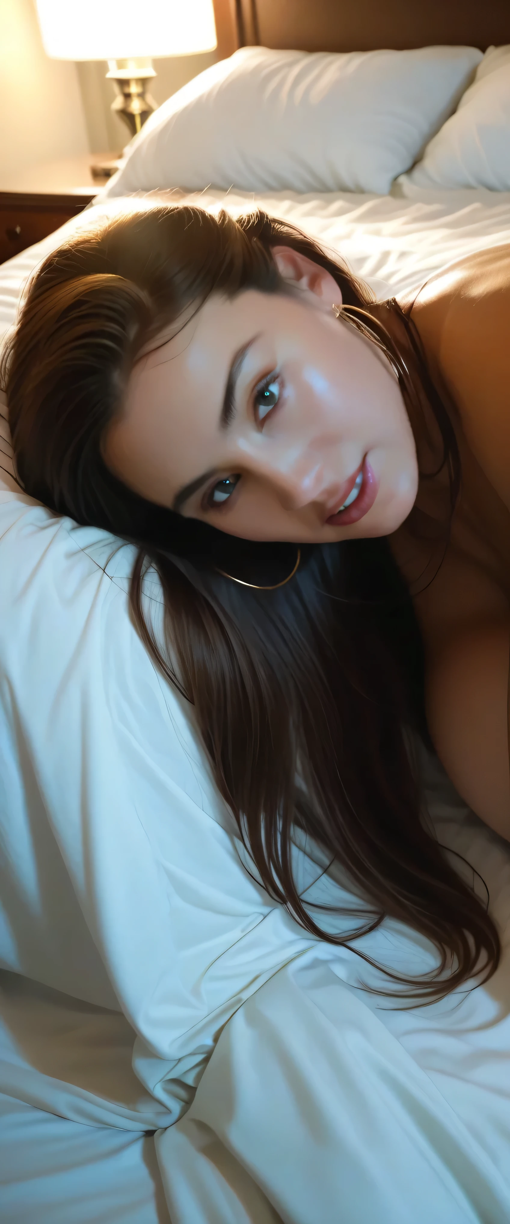 (Huge_breasted) girl is fucked hard in all holes by daddy's huge cock, beautiful woman with large breasts, sensual expression, provocative pose, in luxurious bedroom, silk sheets, mood lighting, romantic atmosphere, masterpiece, 16K, hyper-realistic, photorealistic, chiaroscuro, dramatic lighting, cinematic framing, art nude, renaissance style,rough sex,(anatomically_correct),((rating_safe))