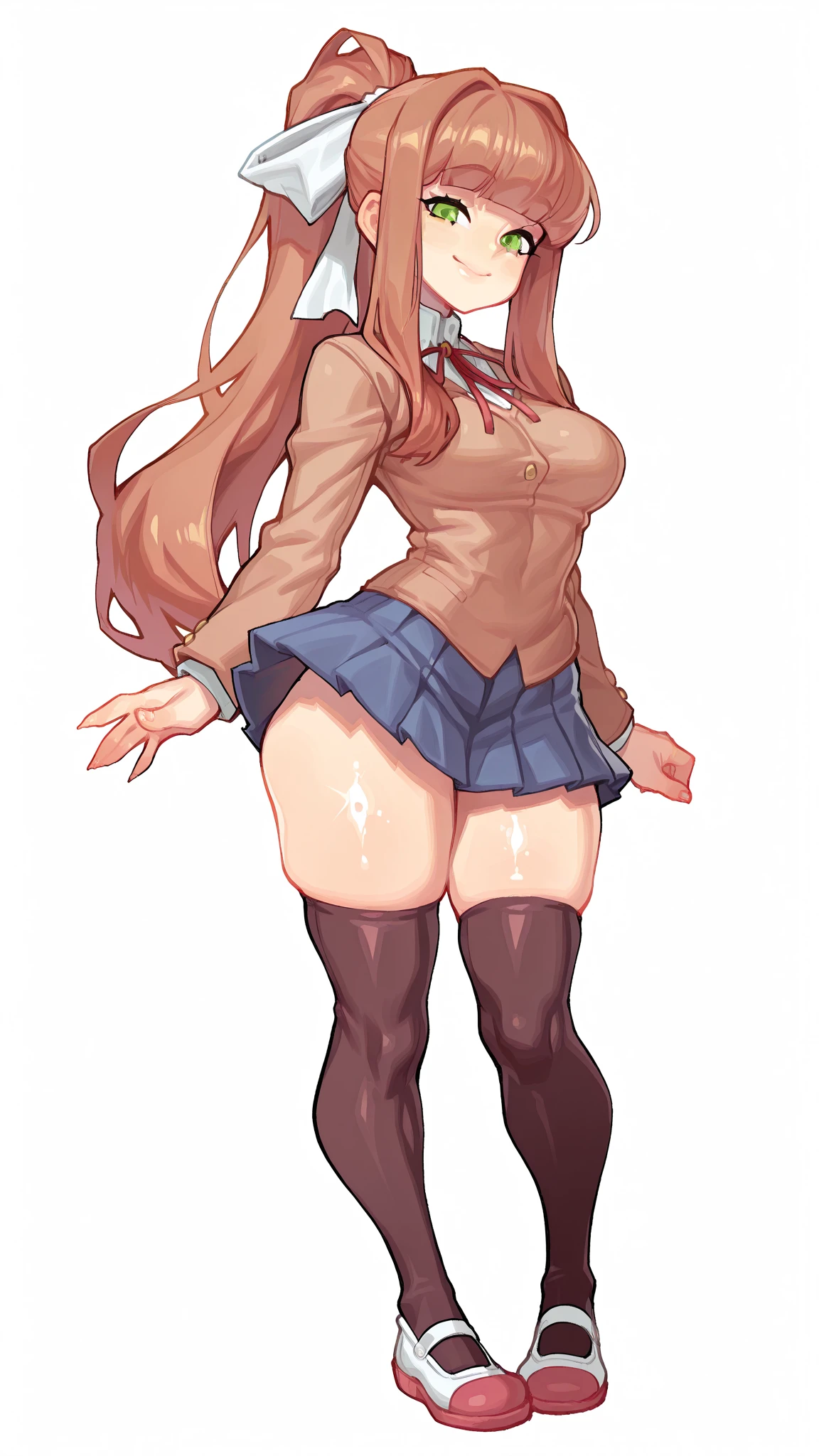 ((SFW)), (1.femele, Solo), 、Asuka Langley Soryu，Blue eyes，hair between eye，headware，Interface headset，Orange hair，Red Ribbon、bow ribbon 、Ultra-realistic capture、ighly detailed、High resolution 16k close-up of human skin、Skin texture must be natural、Details: The extent to which pores can be identified in detail、Skin looks healthy、Uniform color tone、Use natural light and color、(masutepiece, Best Quality, High quality:1.4), Professional artwork, Intricate details, field of views, Sharp Focus, detailed photo, masutepiece, Cinematic lighting, Urban parks, (Vibrant lighting, Vibrant colors, by Nagasawa Rosetsu:1.05),  Solo, (Curve:1.1), looking down to viewer, Smile on his face, ((From below:1.5)) Looks Back, ((Leaning forward)), seen from back, Office, (Full body shot:1.1), (Red hair:1.05), Long hair, lip stick, makeup, Ultra Detail Hair, ultra detail face, (Purple eyes:1.05), Perfect eyes, Perfect face, earrings, (Confused, blush:1.2), , shirt off, Jacket, (thighs thighs thighs thighs, Garter Belt:1.1), zettai ryouiki, skirt by the, 校服, high-heels, (:1.1), cleavage, Big , thighs thighs thighs thighs, Show panties, ((From the hem of the rolled up skirt to the ))