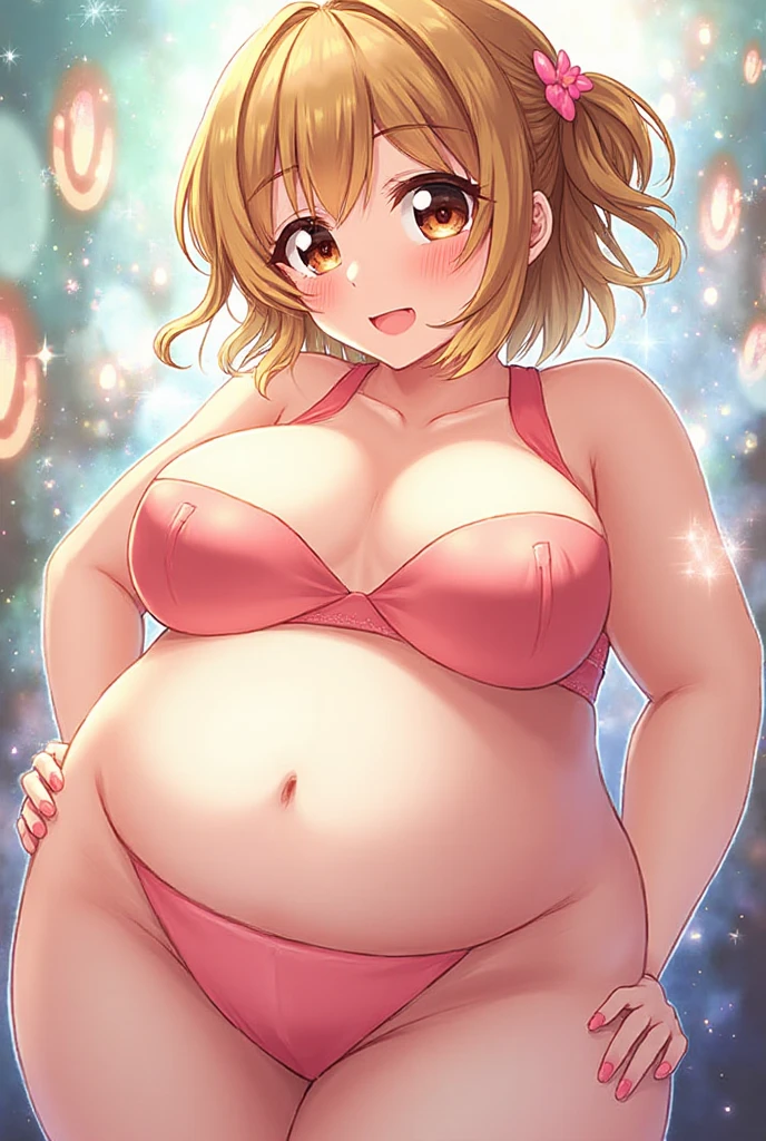 pregnant BBW girl full of fat and cellulite has hyper ??????????? overflowing from her ??????? girl is excited. ??? shot sweat