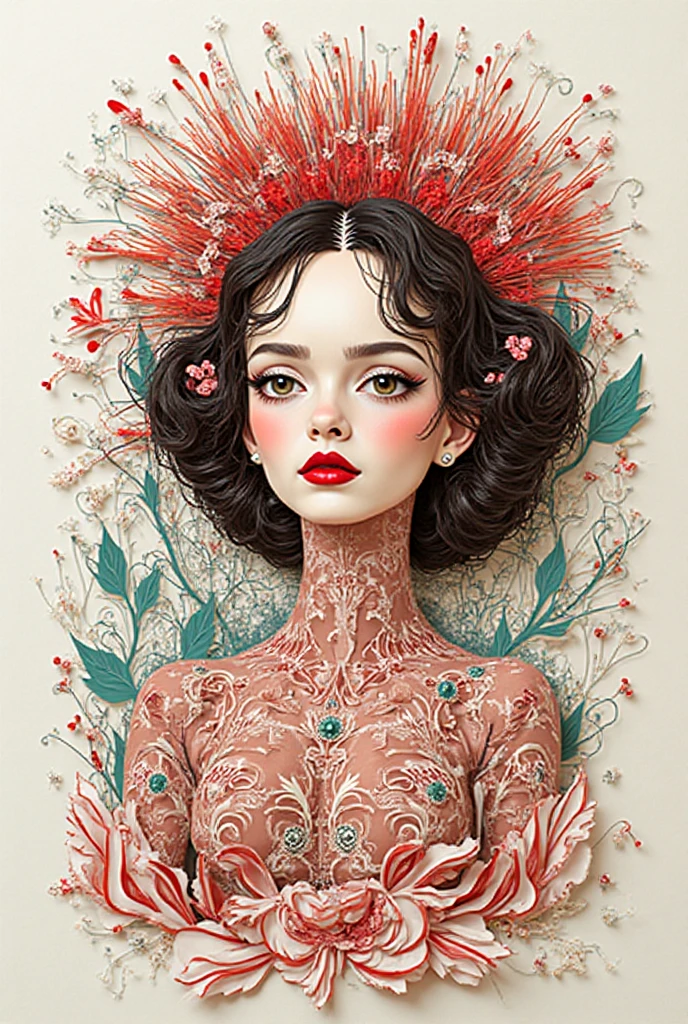 chiaroscuro technique on sensual illustration of an elegant , retro and vintage ,silky flower around body, matte painting, by Hannah Dale, by Harumi Hironaka, extremely soft colors, vibrant, pastel, highly detailed, digital artwork, high contrast, dramatic, refined, tonal, golden ratio (best quality,4k,8k,highres,masterpiece:1.2),ultra-detailed,(realistic,photorealistic,photo-realistic:1.37),A girl in a garden,beautiful detailed eyes,beautiful detailed lips,extremely detailed eyes and face,long eyelashes,2girls,illustration,soft lighting,vibrant colors,flowers in the background,fine brush strokes,dreamy atmosphere,warm color tones,nature elements,lush greenery,gentle breeze,playful laughter,feminine beauty,fantasy-inspired setting