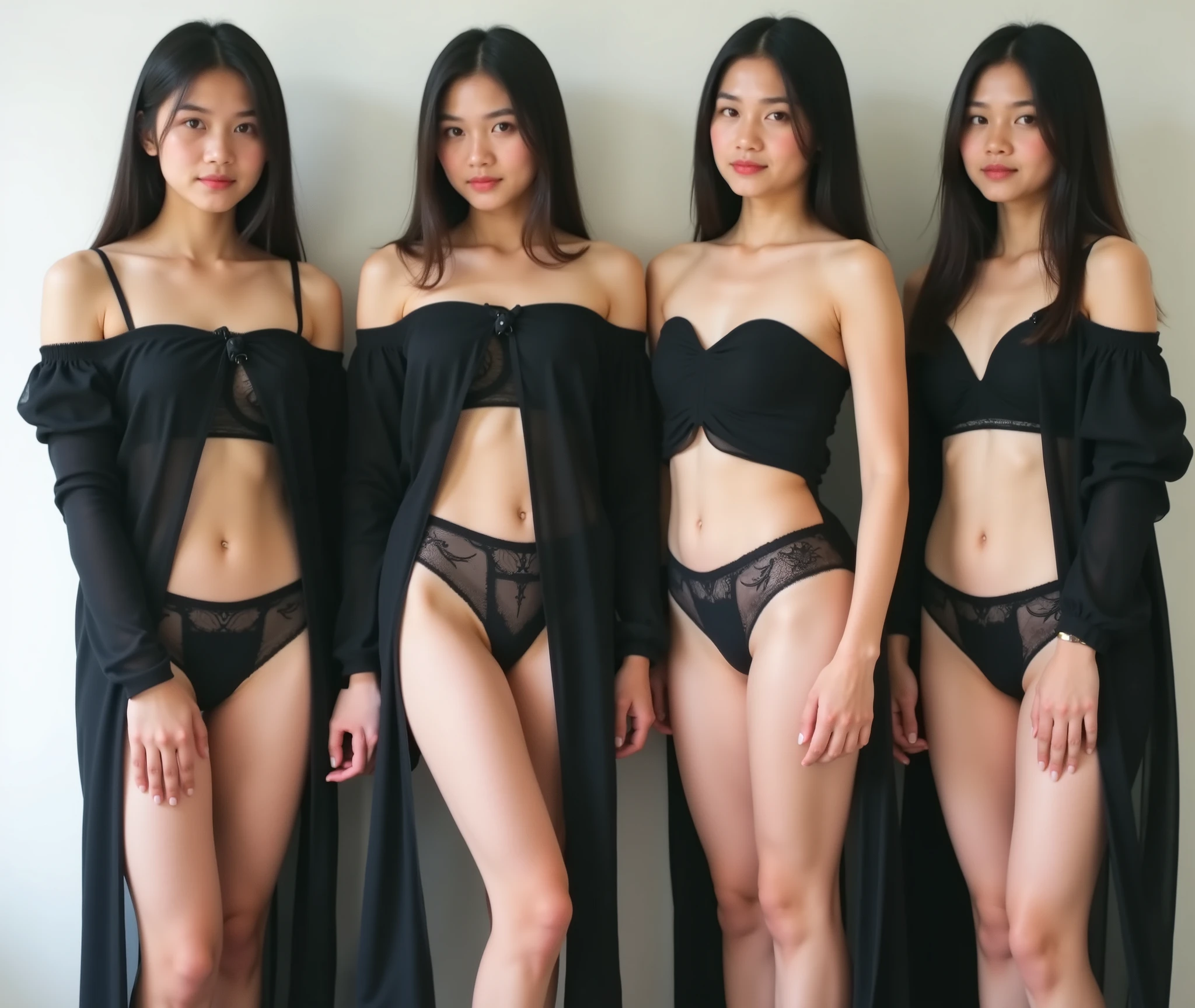 sharp focus, ultra HD quality, full details. 4 young girls. jakarta high school, chinese ,  all young girls nude. all young girls topless, young faces. teen girl. petite. kids, 14 years old. young girl. cute young girls and nude friends.. beautiful faces. white body, off shoulder reveals sheer light bra, dark veil, light skins. nude. topless.  reveal white pink hipster briefs. camel toe. sexy ass. looking back. off shoulder, backless. knee view. thighs view. appear thighs , appear ankles , appear mons pubis . show high heel boots.. all young girls nude. all young girls topless. transparent. see through
