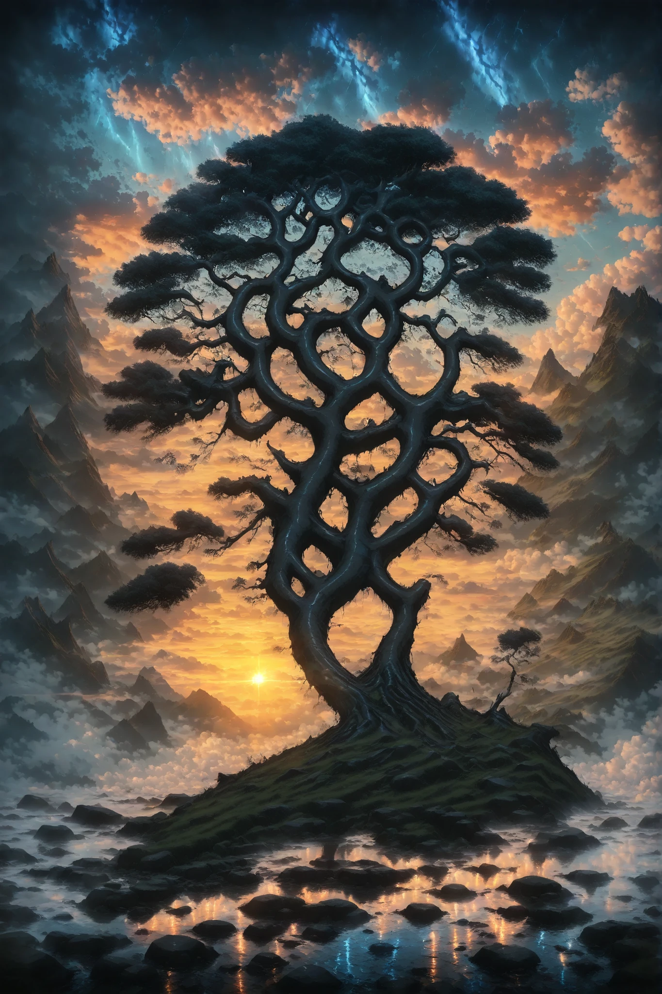 Bright horizontal highlights, Anamorphic_highlights, a bug in the moss under a glass dome on a marble pedestal in the middle of a large, bright marble majestic hall in the rays of sunset.
bright black tones, elongated anamorphic highlights, extremely high detail. high resolution. Dark detailed textures, highly detailed oil painting, made with oil paints, masterpiece, best quality, amazing quality, newest, Very aesthetic, absurd , high resolution, highest detail.