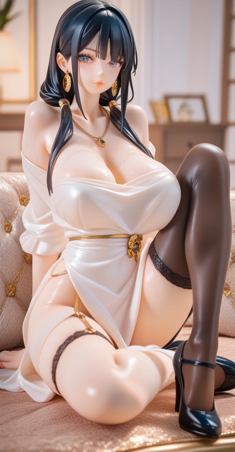 best quality, masterpiece, highly detailed,1girl, Gentiana, , (masterpiece:1.5), Detailed Photo, Smiling, ????, (8K, Best Quality: 1.4), (1girl), Beautiful Face, (anime realistic Face), (Black Hair, long Hair: 1.3), Beautiful Hairstyle, Realistic eyes, beautiful detail eyes, (white skin), beautiful skin, absurd, attractive, ultra high resolution, ultra realistic, high definition, golden ratio, (???????? aroused:1.5), Pinkish white skin, cool white light, ???? pose, Beautiful , white background, pink soft white light, Wear a black bodycon dress, (drunk:1.6), (????:1.3)