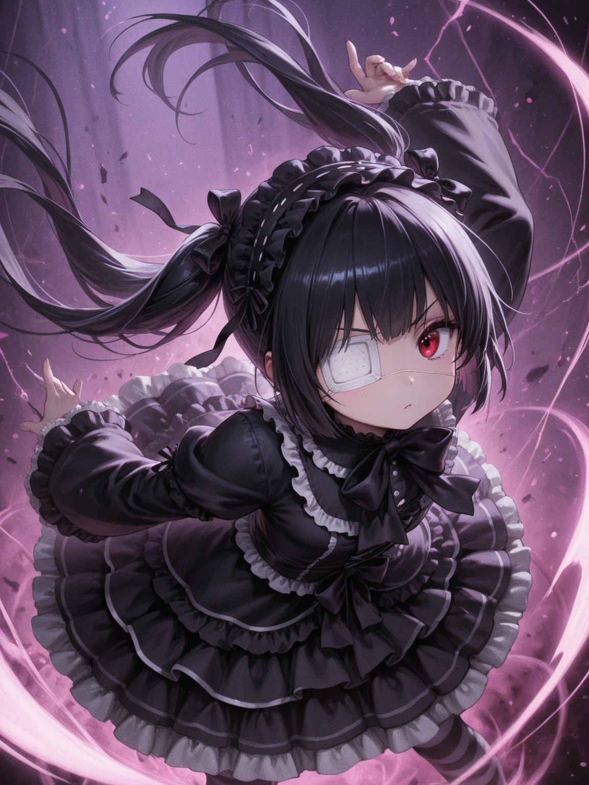 A girl with black hair and slightly long short hair
