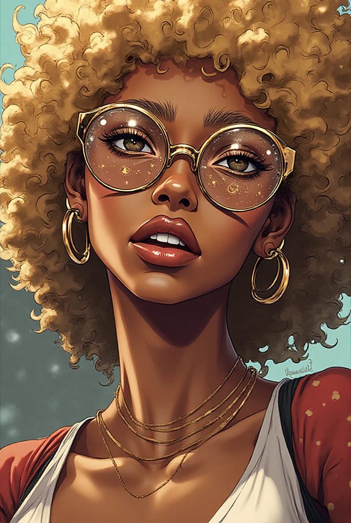 safe_pos, score_9, score_8_up, score_8, score_7_up, score_7, ((close up)), face focus, Expressiveh
BREAK
1girl, solo, Marty_kjt, white hair, earrings, brown eyes, glasses, cleavage, ((dark-skinned female)), large breasts, broad hips, thick thighs, looking at viewer, head tilt, seductive look, aroused, horny, standing, sleeveless black turtleneck sweater, light smile
BREAK
white background