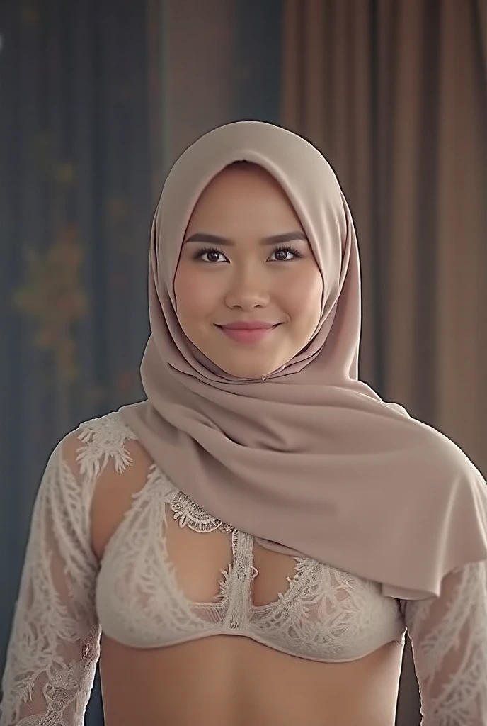 (((HIJAB MALAY GIRL))), ((( gold lace  ))), masutepiece, High quality, UHD 32K, Realistic face, Realistic skin feeling , A Japanese Lady, 8 years old, Little Girl, Very cute and baby-like face, (((FLAT CHEST))), (MATRIX WORLD), ((look In front  at the camera and SMILE)), (((LITTLE GIRL))), (((CUTE GIRL))).