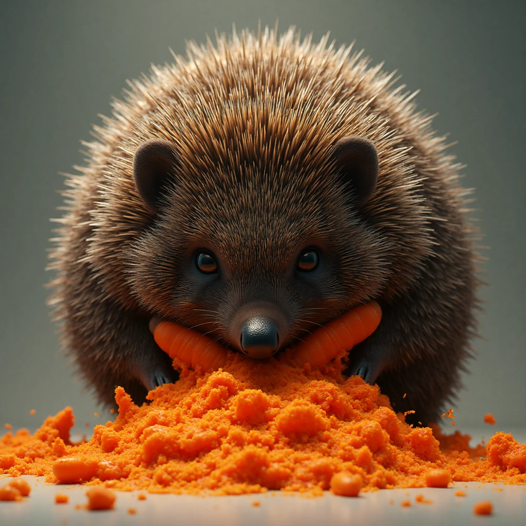 Big Animaly, has red stripes on his skin, blue eyes, beaver mixed with starfish, Grassroots, no background, 