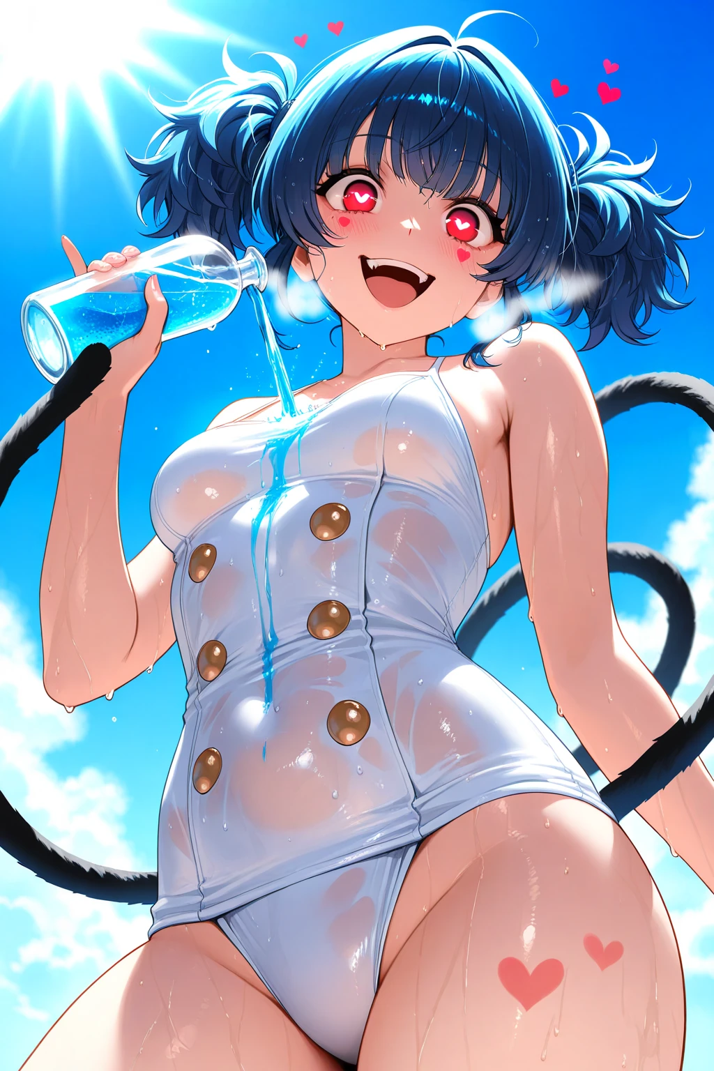 (masterpiece, best quality),(1boy,hetero), ,,,, steam,((motion blur)), in the wooden bedroom,
pov, ((dark brown ponytail hair)), 
BREAK
1  goblin girl, pointed ears, (solo, alone), (((colored skin, green skin))), (hands on ass, Tears, drool, Crying, open mouth, closed eyes), (((gigantic breasts, huge butt, grabbing out ass))),  animation, ((heart mark)),(((sweaty, sweat splash)))
,  breasts,navel, (headback),arched-back ,  ( ),