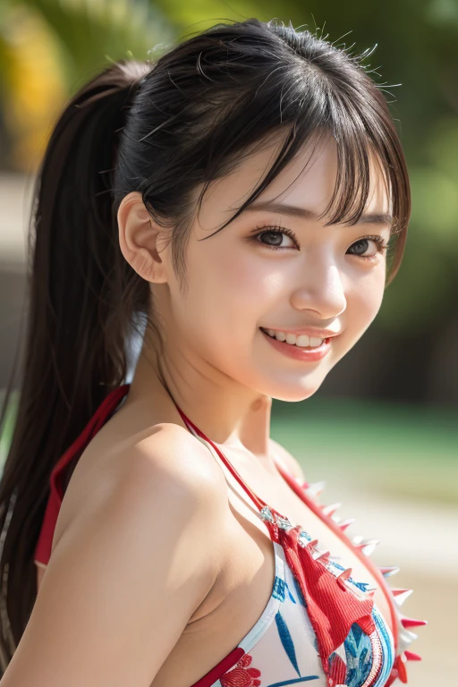 (Best Quality, 8K, hight resolution, masutepiece:1.5), Ultra-detailed, (Realistic ,Photorealistic ,Photorealsitic:1.5), 1girl in, (Perfect body :1.5), Ultra-detailed face, Detailed lips, Detailed eyes, ???? double eyelids, Beautiful detailed eyes, Beautiful detailed lips, ???? flirty pose, wearing Lingerie, Hi-Res, Cinematic Angle, Professional Lighting, Unity 8k Wallpaper, Aesthetic, ​masterpiece, top-quality, Shy laughter, (?????????????:1.5), (Slim Body:1.5), (Cute ??????:1.5), (Ponytail Hair:1.5),(18 years old)