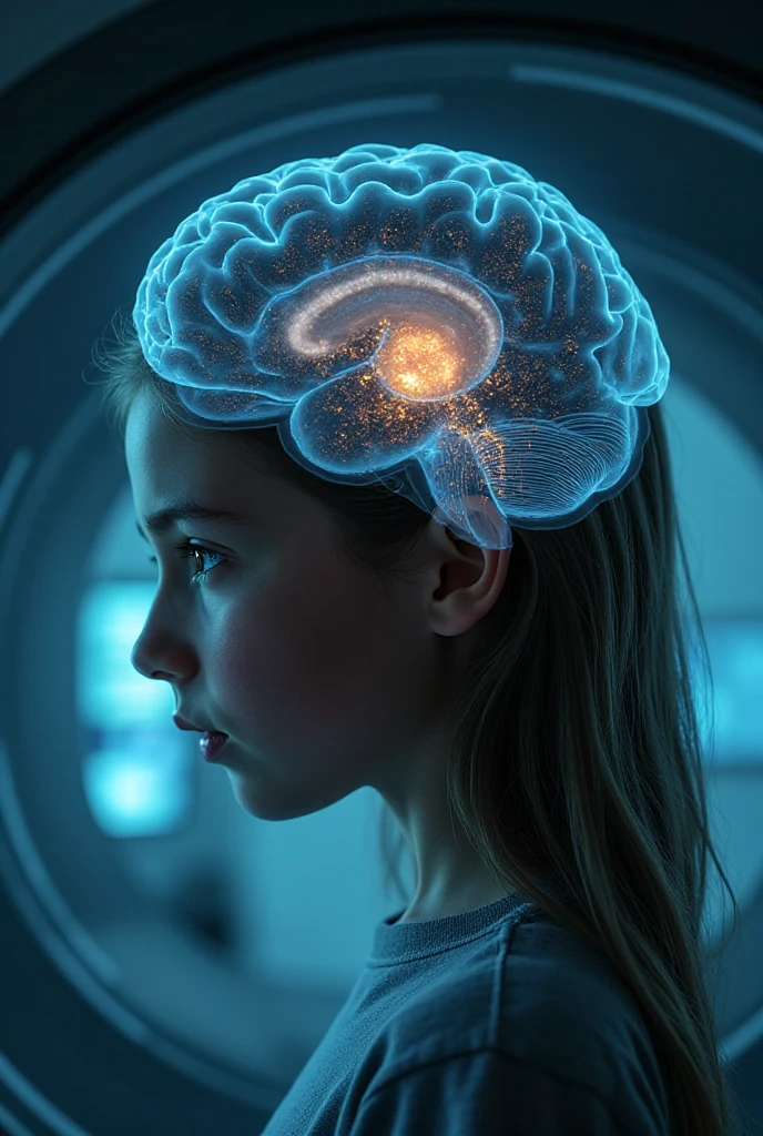 A Brain connected to a power source 