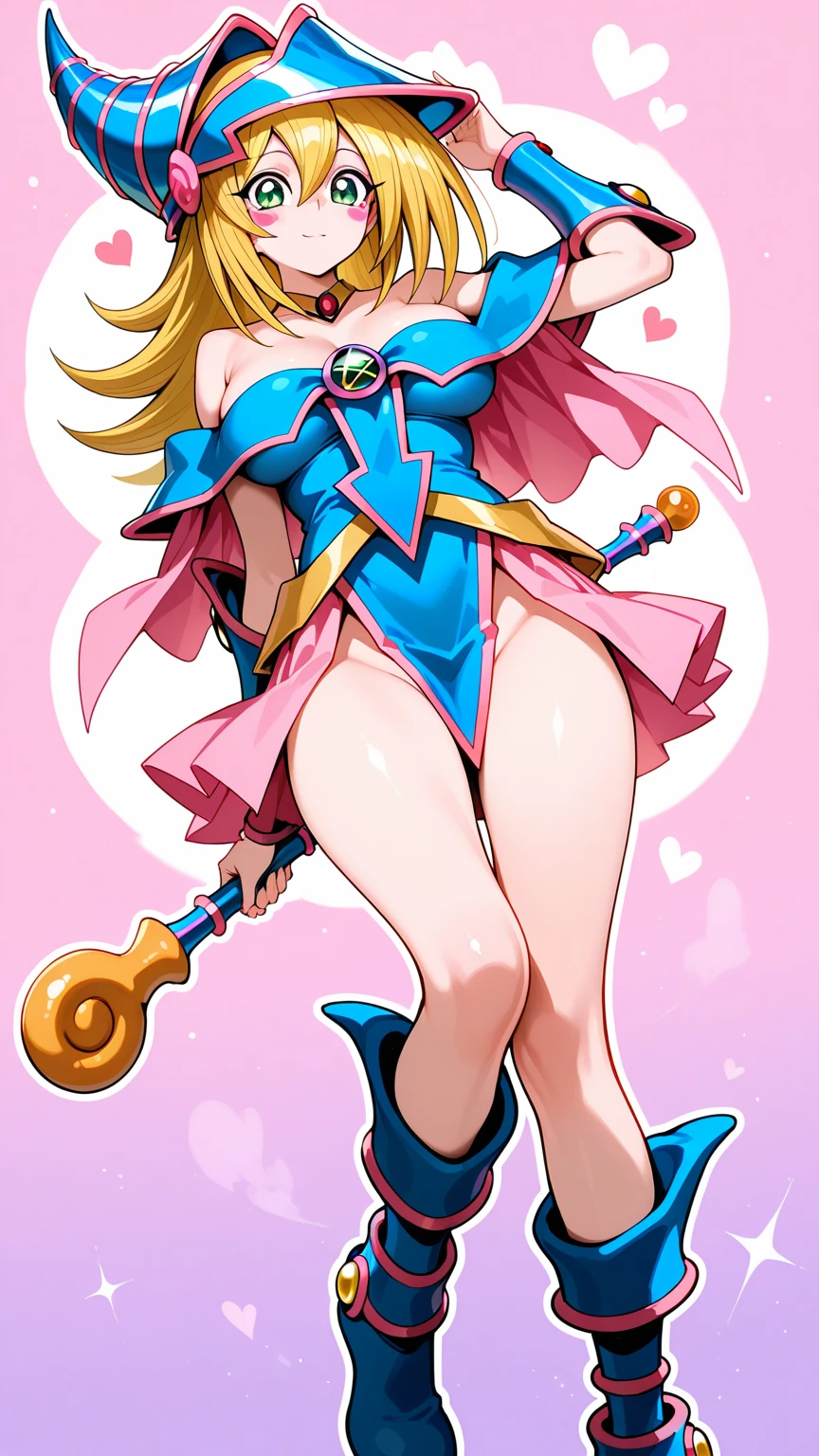  massive  out of  spaghetti strap tank top out  and wet boots , gloved hands hidden behind head, blindfold
