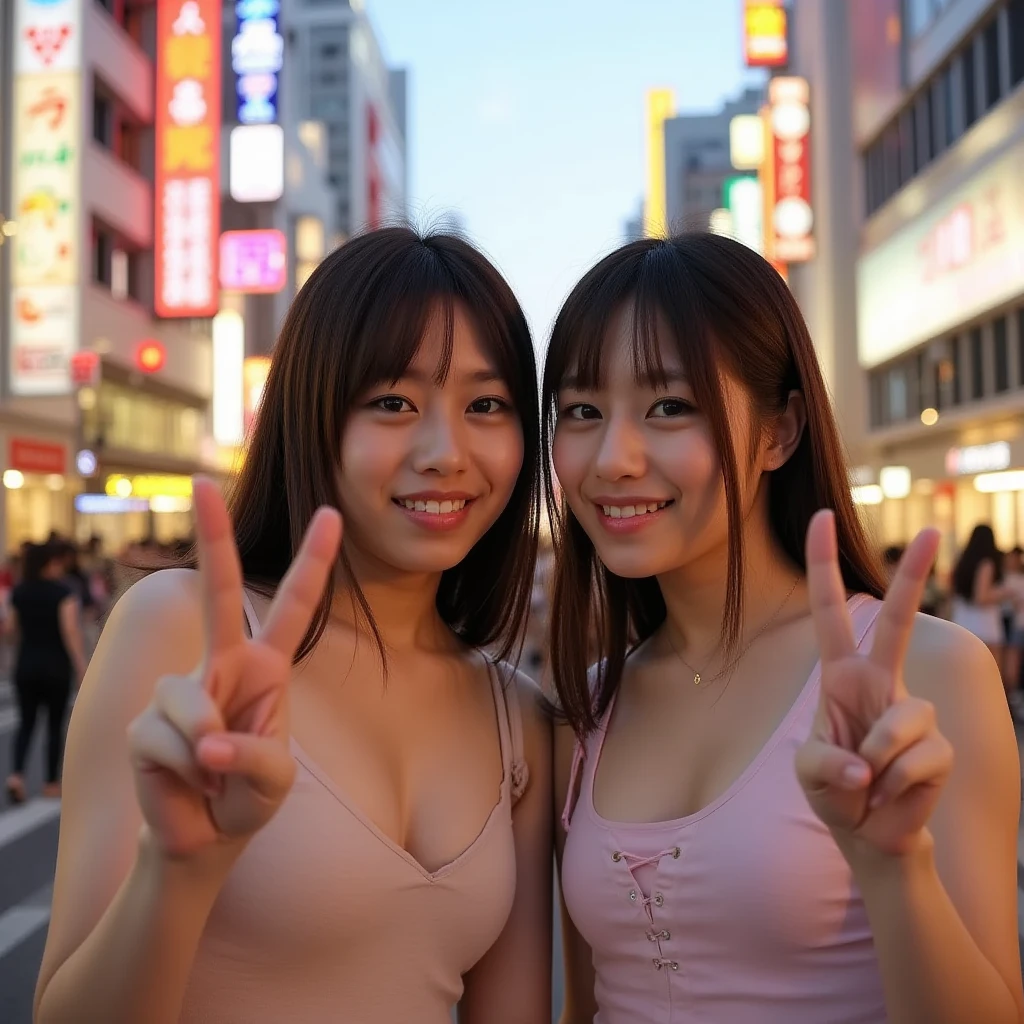 high resolution,best quality,ultra-detailed,super detailed skin,background of tokyo shibuya scramble intersection,mutated hands and fingers,Everyone ,full body ,Femele Japanese Younger Teens fivesome,, All , Nature,Mature,Smile Face,