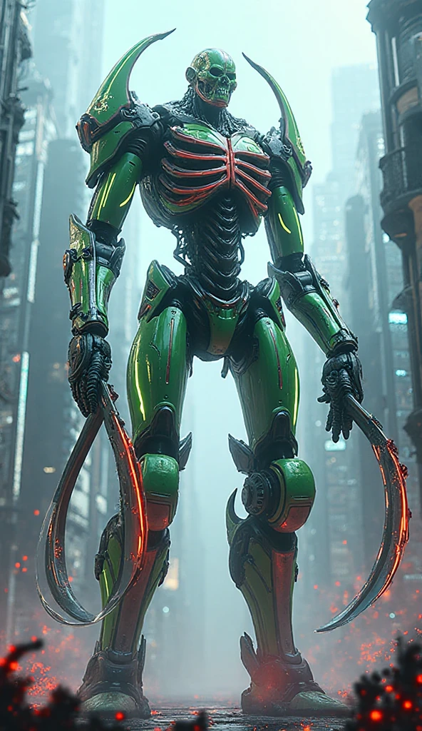 Complex 3d rendering ultra-detailed zombie , biomechanical robot, simulated 150mm shot, beautiful natural soft edge light, crystal , roots, delicate lace, colorful details, intricate details, mesh threads, mandelbro fractals, body muscles, cable wires, microchips, badasses, surreal, ultra-detailed, octane rendering, volumetric lighting, 8k post-production, green and brown color , metallic skeleton details, zombie , futuristic zombie , power of zombie , Techwear, guns, half zombie half humanoid, ruined building, 