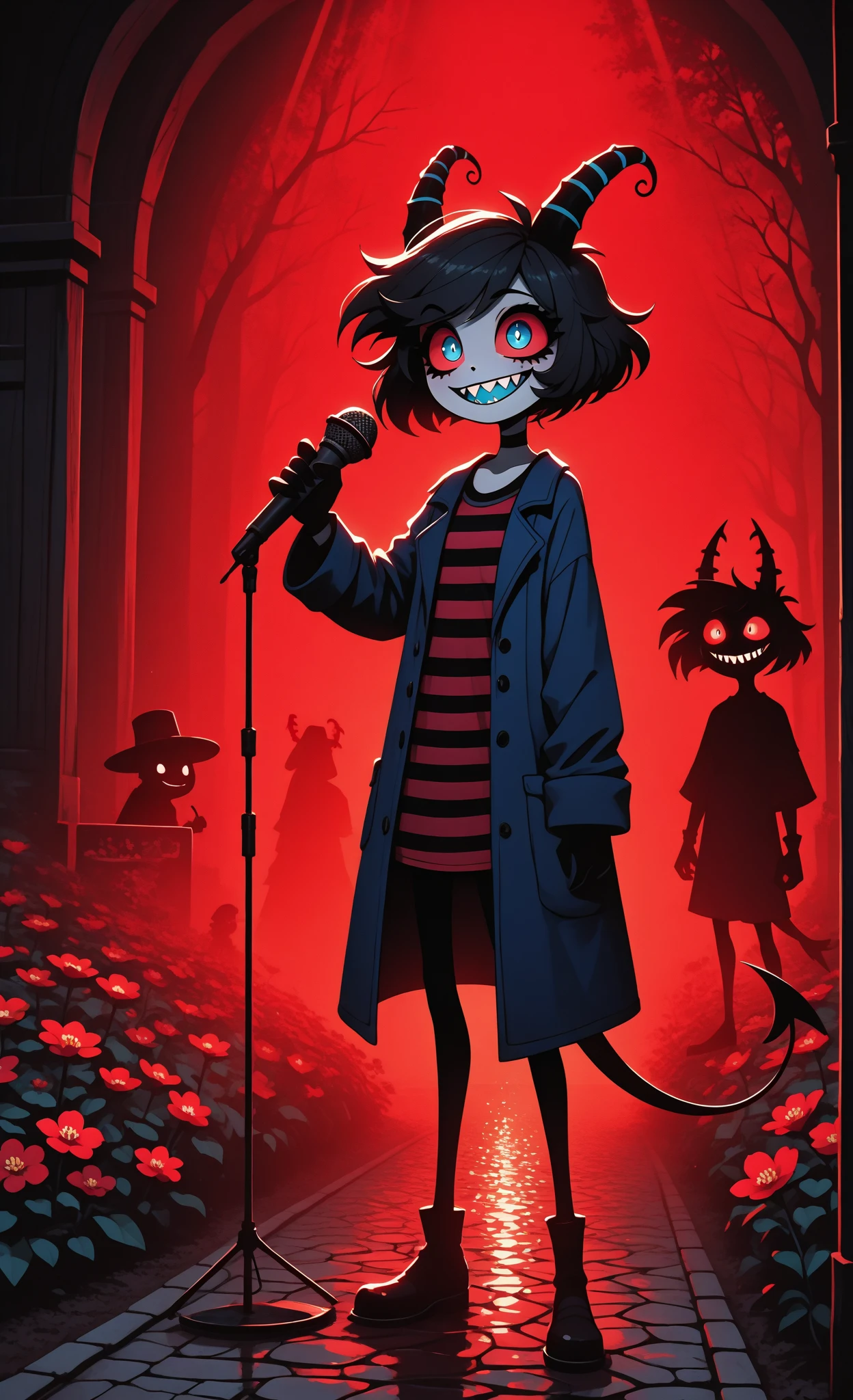 Sweeney todd pale tim birton keane big eyes portrait gothic 