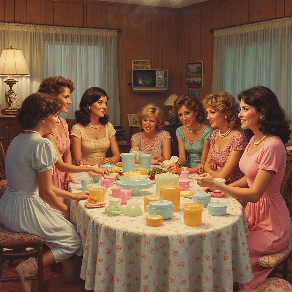 35mm film photography  brunette girls in a bakery in aprons  and sideways poses cakes sweets balloons birthday in pinup style bright pastel colors
