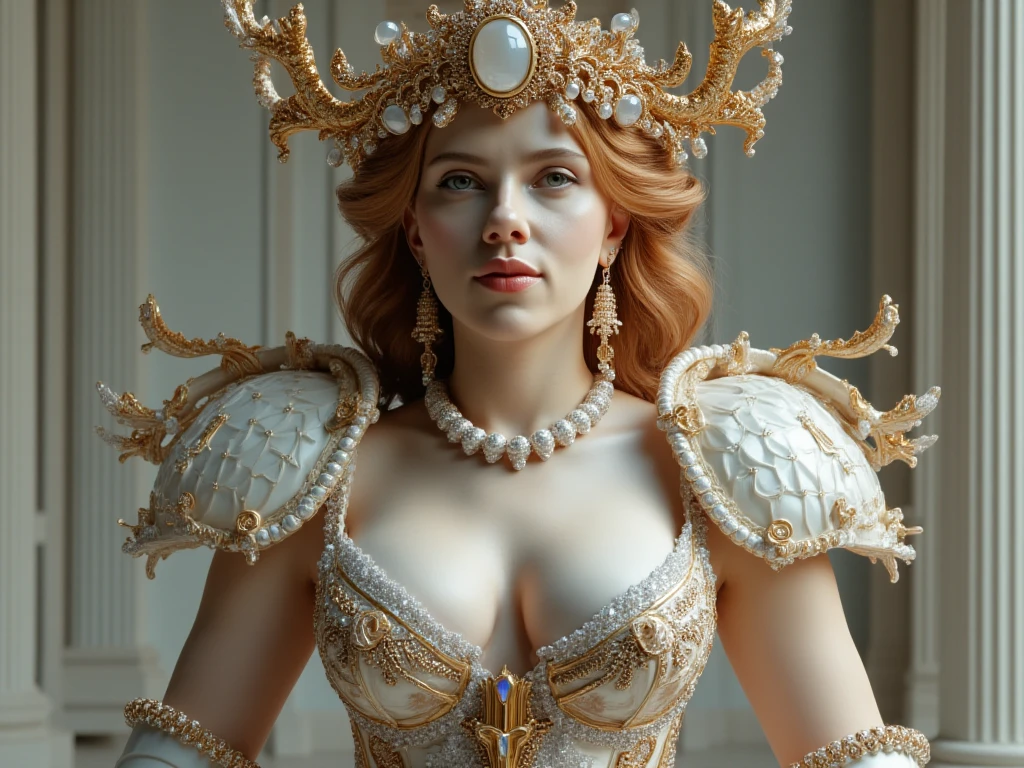 Christina Hendricks as ,[Jewelry],[Egyptian clothes],[ancient Egypt],4k,sharp image,detailed, 