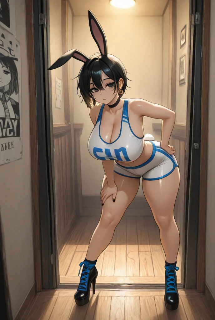 (:1.8),
(:1.3),

(Ash-dark-brown medium-length short waved bangs hair),

Masterpiece, high quality, High resolution,extremely detailed, cute with glowing white skin, eyelashes and cute blonde eyes, Jewelry Accessories Anime, gorgeous background-centered composition,
(Best quality, 8K, photos of cute Japanese women),
(Raw photo: 1.0),
(The background is a high school in Japan　On the stage of the gymnasium), 
(Dark Background:0.8),
(intense shadow:1.3),


(A pale light shines through), 

1girl,
detailed face and breast,
17 years old,


(Very light pink beige ),
(Underboob:1.4),
( breasts:1.3),
( :1.3),


(black　loafers),

( :1.0),

(Adult female body:1.5),

(peek camelto  public hair:1.2),


(close eyes),
(Naughty, Nasty, , :1.4),

(She touches her :1.2),
(Her  is overflowing with :1.3),


(close eyes:1.2), 
(Lean back:1.4),



(from front-position:2.0),
(from beloe:1.4),

(M-shaped legs:1.4),
( around one leg),


(Close-up her:1.5),
