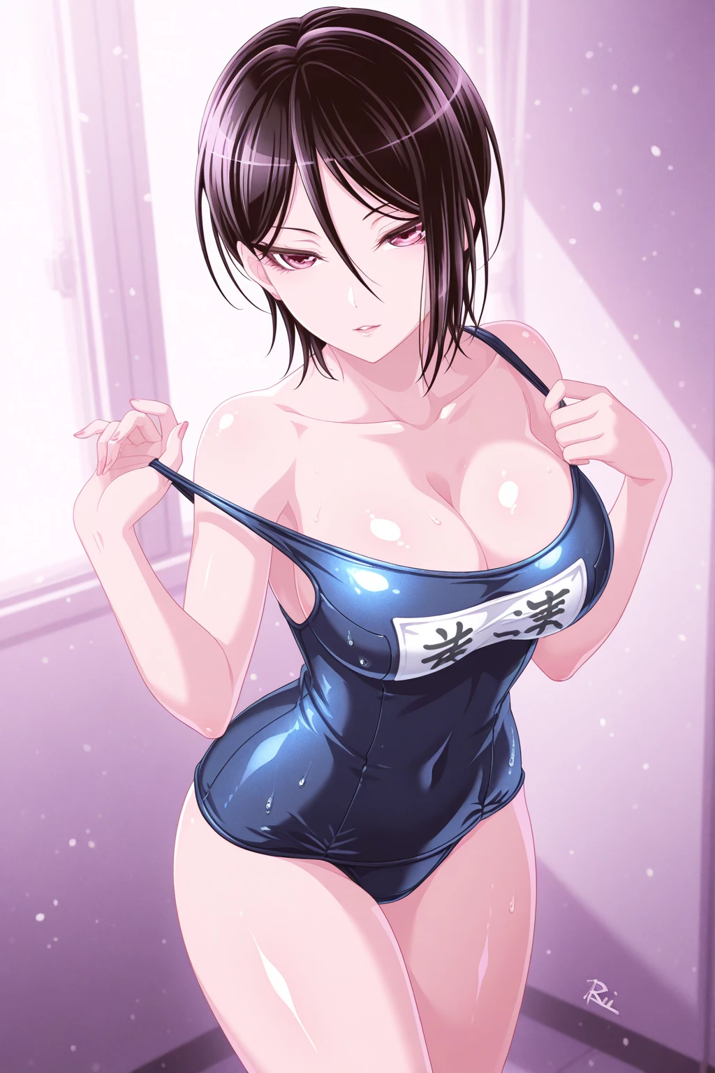 Liza、workshop、Beautiful woman、Very thick thighs、Acme Face、Sloppy body、Best image quality、High resolution、masterpiece、super high quality、Thick pubic hair、Screaming 、Purple lace 、Very big ass、Very large breasts  、Blushing、4K quality、Blushing、Cry of 、Wearing black knee socks、Sweaty all over、Heavy breathing、Cowboy Shot、Shaking breasts、上下にShaking breasts、 、Cowboy Shot、Have  with a man、Multiple menに囲まれている、Multiple men、{Highest quality}, {so beautiful}, {Super detailed}, {Best illustrations}, Browsing Caution, girl, , 