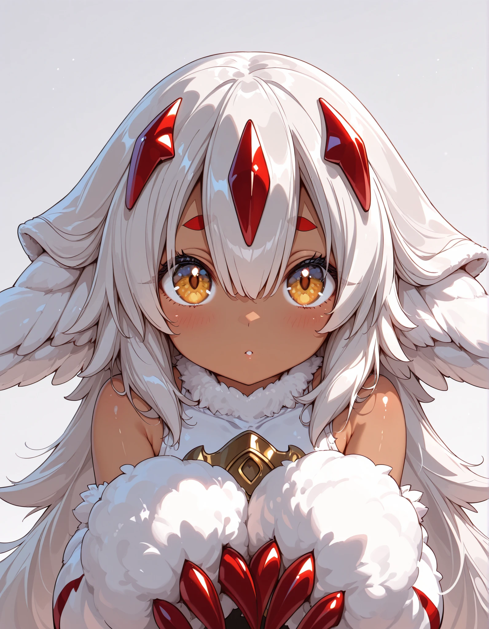 4ur4_illu,shiny,, (masterpiece, best quality, high quality, good quality:1.2), solo, 1girl, faputa,