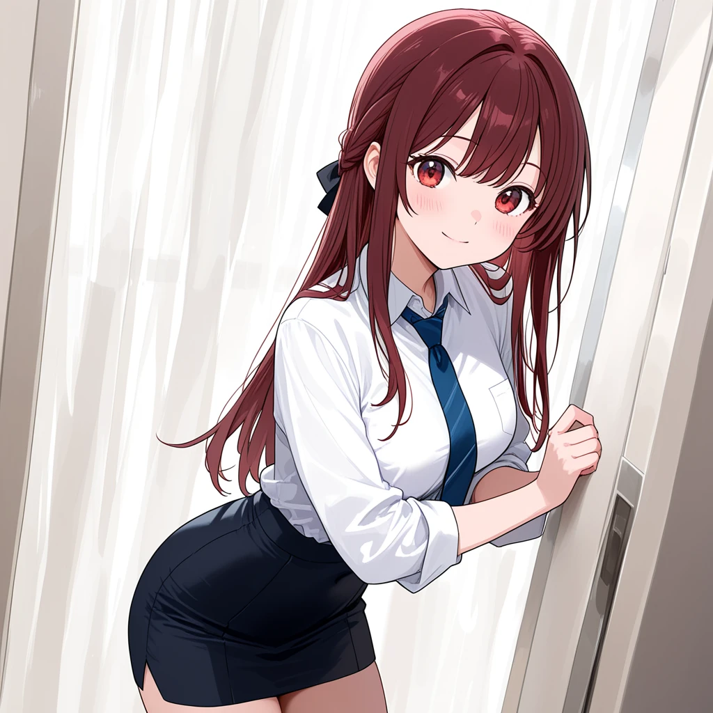 Eris boreas Greyrat, best quality, HD, detailed, detailed, sexy, , Eris Greyrat, no , red long hairs, spreading, red  hairs, ultra hairy , unshaved , , blush face, (red ribbon on hairband:1.2),masterpiece, best quality, highres, 1girl, solo, High resolution, good lighting, , ( ), (nurse,white nurse uniform,white shirt:1.3),(:1.2),(ass out:1.2),(skirt pulled:1.2),(white thighhighs:1.1),,  (turn around and look back), (((pointy_dss,from below))),, (((squatting:0.7))), (garter belt), abdomen only, (),  ,  cute face,embarrassed and blush, humiliating, ((See-through))()(T-back)(a large amount of  is on the body,)