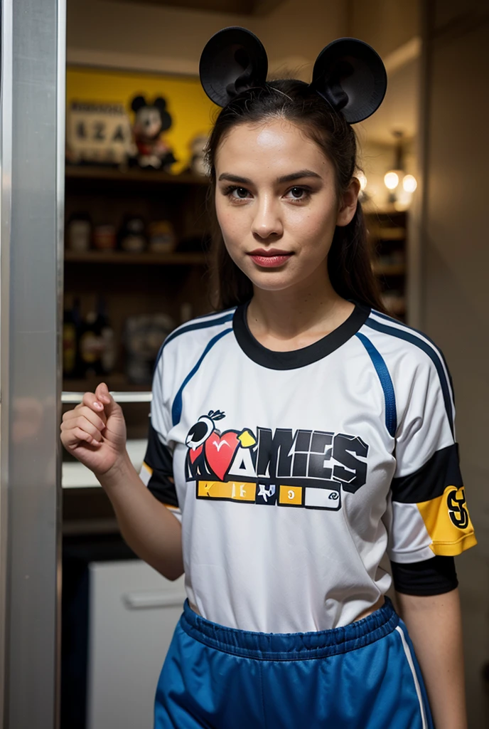 A t shirt with the Edmonton Oilers logo on it