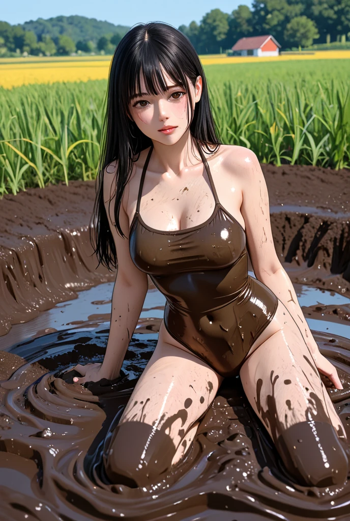 <lora:dirty_mud_v0.4:1> 
1girl, mud, lingerie,, masterpiece, best quality, highly detailed