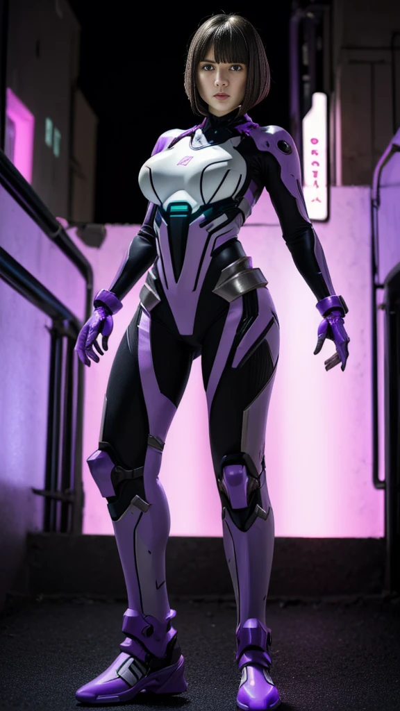 ((highest quality)),
 ((masterpiece)),
 (be familiar with),
 perfect face,
 (whole body),
 (cyborg）