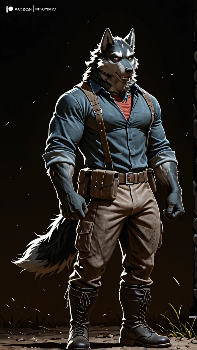 Bara, Solo, by Taran Fiddler, male, mature age, furry male (raccoon), canine, side profile