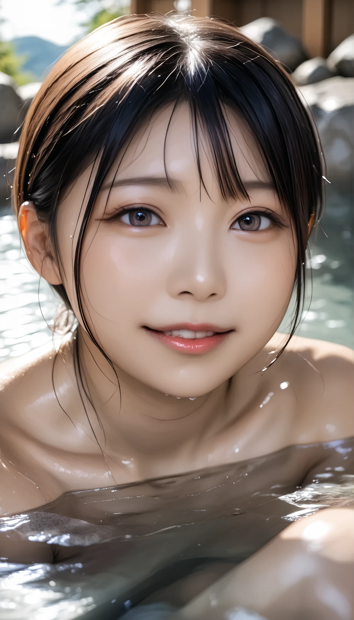 最high quality 、high quality 、 最High Fine、High Fine、8K quality、high image quality 、最high quality、 masterpiece 、immersive video、 very realistic images of the floor at night 、Realistic Painting、 perfect detail as a 10 year old girl 、 Fukasoko Onsen 、High Fidelity、 perfect pictures without blur、close to reality、 image faithfully reproduced down to the smallest detail、 Exquisite and Realistic Weapons 、 exquisite and realistic human skin 、 realistic face in every detail、 realistic eyes with attention to detail 、 Realistic lips drawn with minimal detail 、 detailed and real teeth、Real ears、 Realistic Hair 、detailed and realistic breasts、  Realistic nipples in great detail 、 Realistically drawn areolas 、 Realistic nipples with minimal detail 、 detailed realistic female organs 、Detailed and realistic vagina、 detailed anal clitoris 、 labia minora detail drawn realistically in every detail 、anus 、Labia minora realistically drawn down to the smallest detail 、(((female pubic hair)))、((Japanese model))､((hot spring girl))、((Young face))、((black hair))、((Medium Rounded Breasts))、((stylish body ))、(((Wet skin all over )))、(((nude)))、Japanese woman at a natural hot spring in the hot spring area、Japanese woman relaxing in the bath、(soft natural light)、((in the deep forest(soak only your ankles in an indoor hot spring))、((Hot Springs Surrounded by Rocks))、((Deep bathtub(Deep Hot Springs))、((Bathing in a hot spring ))、((close to wet towels))、((hot springs))、((腰までhot springs))、((sit down on your hips))、((kneel down and sit in the hot springs))、((kneel down and sit in the hot springs))、((Lying in a hot spring))、((膝をつきながらBathing in a hot spring ))、((in the hot spring area、Lie down until the water reaches your shoulders))、((Please lie down while soaking in water up to your shoulders.))、((Very clear fresh water))、(( Main Body Seen from the Surface of the Water ))､(((watching her from a random angle)))