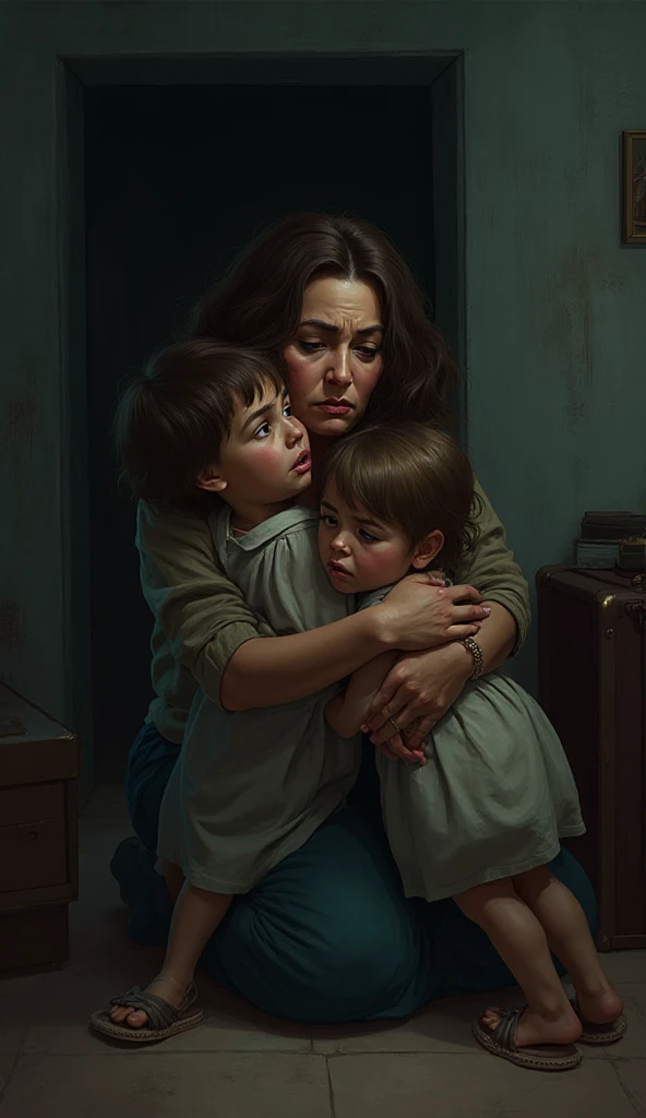 Mother from the Norway,with her daughters who are all in  watching how a man forces their mother to  since he is going to penetrate her they are super sexualized but very young