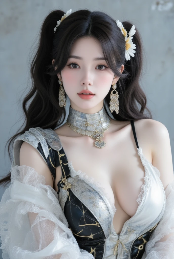 official art, unity 8k wallpaper, ultra detailed, beautiful and aesthetic, masterpiece, best quality, (zentangle, mandala, tangle, entangle), (fractal art:1.3) , 1girl, extremely detailed, dynamic angle, cowboyshot, the most beautiful form of chaos, elegant, a brutalist designed, vivid colours, romanticism, by james jean, roby dwi antono, ross tran, francis bacon, michal mraz, adrian ghenie, petra cortright, gerhard richter, takato yamamoto, ashley wood, atmospheric,  of musical notes, streaming musical notes visible,Pussy slit,Two are lesbians,Both are super beautiful girls,Nipples,Beautiful small breasts,Nipples,No underwear,No bra,Are thin,Thin legs,Small butt,Almost flat chest,Small breasts,Oriental,A beautiful girl,Korean famous beautiful girl idol dancer,The belly button and the surrounding area are exposed,Thin hips,Bold and mischievous,Very beautiful artistic ,