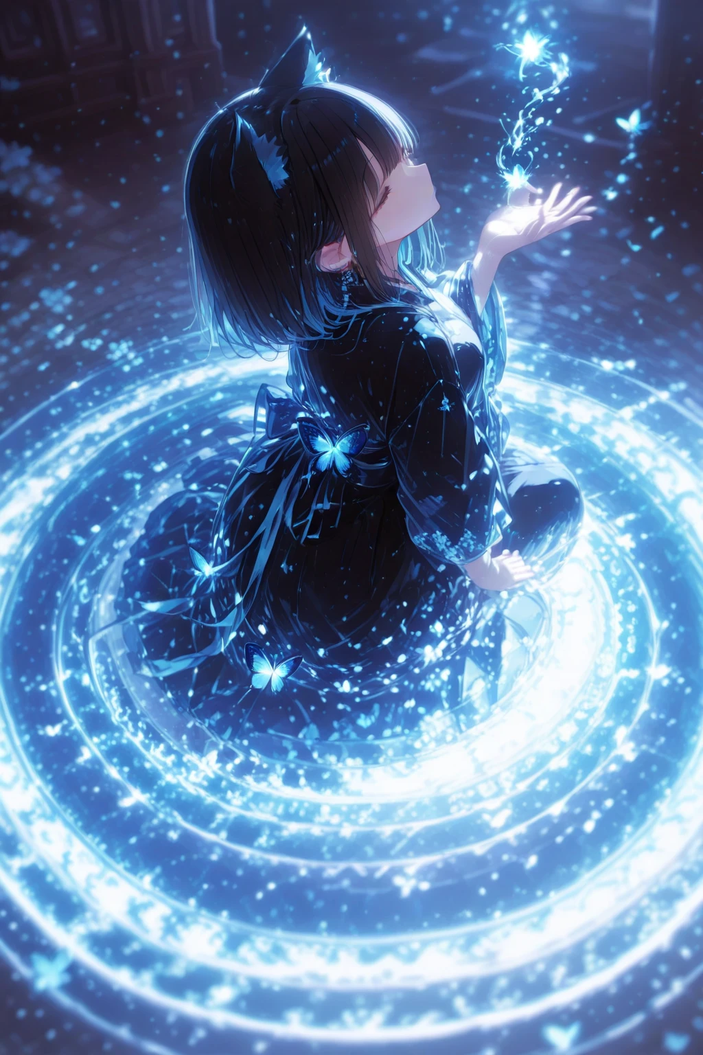 (Gray Hear Short Hear)
(((Praying Girl)))

(Star Big Full Moon)
((Dark Light NeonPurple Light NeonYellow Light))
((Meteor Shower))
(((Top Of The Hill)))
((Neo Universe))

Shiny earrings　
Catch the wind Ligh
