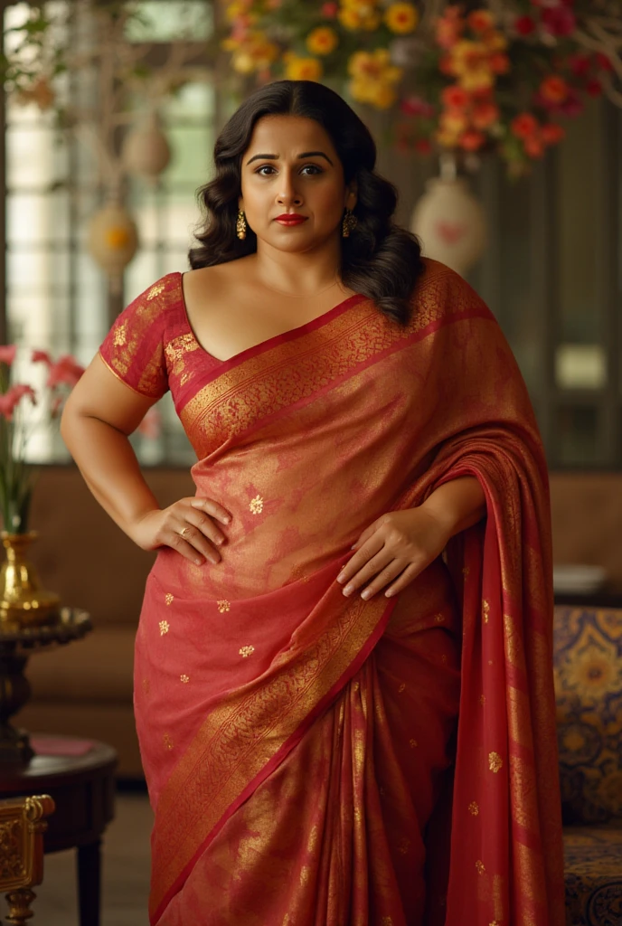 50yo mature  Anushka Shetty,((best quality)), ((masterpiece)), ((realistic)), eye kajal, mascara, red lips, sensual Beauty, mommy,  full figured mommy, provoking body, extreme sweat, sweat soaked skin, slight stretch marks, alluring figure,  bulging figure, thick charming lady, curvy, thick navel, full figured woman, eye kajal, massive breast, full body, styled hair, pierced eyes, female face,royal aura, trend on artstation , sharp focus, studio photo, intricate detail, very detailed, detailed eye, illustration, very detailed, sharp focus, digital render, professional, 4k